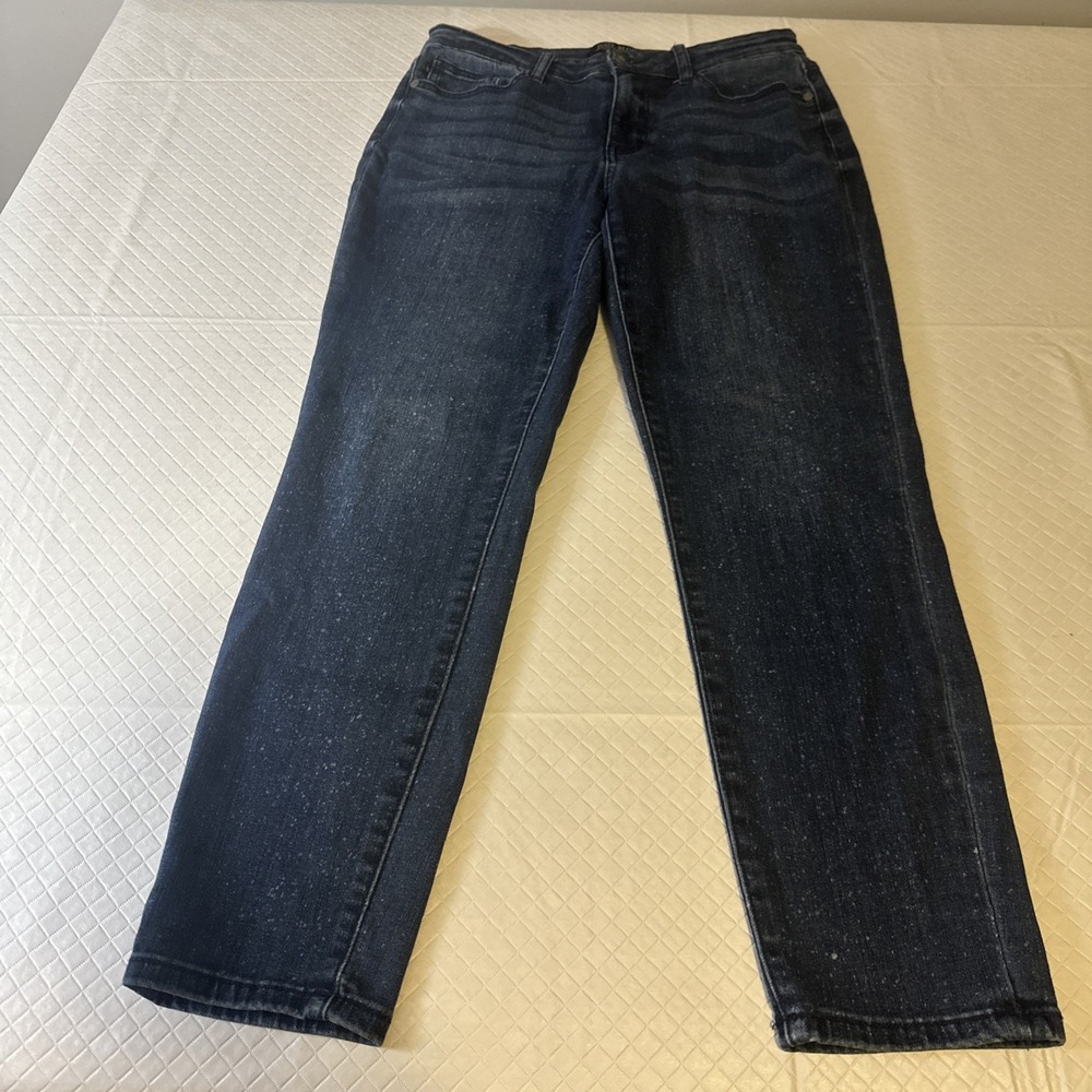 Judy Blue Relaxed Fit Jeans Womens Stretch Speckled‎ Mineral Wash Size 9/29